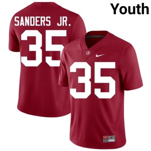 Crimson Roll Tide #35 College Football Abduall Sanders Jr. Youth Player Jerseys 373474-269