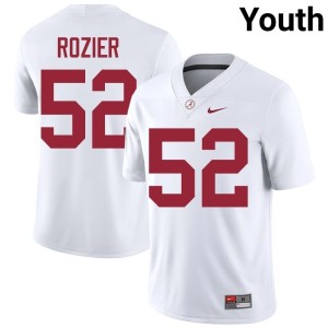 White 2026-27 Alex Rozier #52 The Tide College Football Youth Jerseys 497520-576