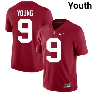 Crimson Bryce Young #9 Alumni College Football Youth UA Jersey 760573-686