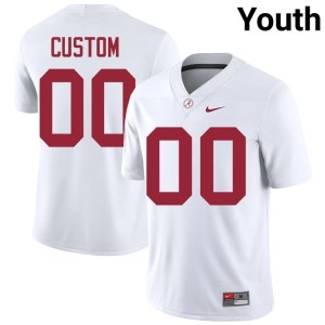 White College Football Custom Official Bama #00 Youth Jersey 486698-894
