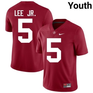 Crimson College Football #5 Limited Dijon Lee Jr. Bama Youth Jersey 387519-626