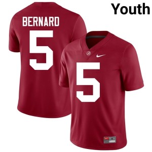 Crimson #5 College Football 2026 Germie Bernard Bama Youth Jerseys 584469-919