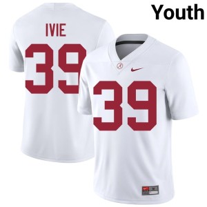 White Youth 2026 Jake Ivie #39 College Football UA Jerseys 542568-377