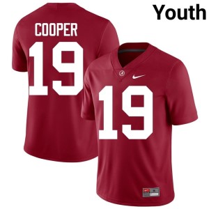 Crimson #19 John Cooper 2026-27 Alabama Crimson Tide College Football Youth Jersey 340759-711
