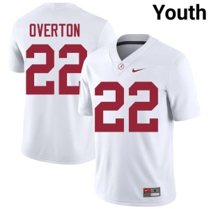 White Youth The Tide College Football Player LT Overton #22 Jersey 753778-916