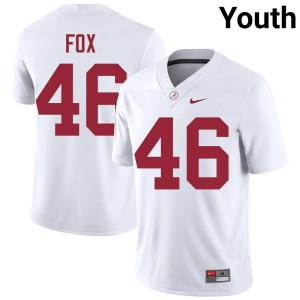 White #46 Peyton Fox College Football Limited The Tide Youth Jersey 399465-454