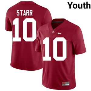 Crimson Youth College Football Bart Starr Bama Limited #10 Jersey 238166-924