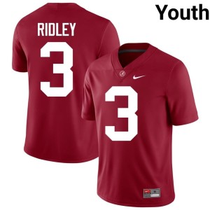 Crimson Youth Calvin Ridley #3 Bama University College Football Jerseys 991426-970