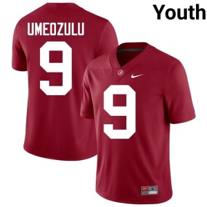 Crimson Desmond Umeozulu The Tide #9 College Football Youth Alumni Jerseys 604042-270