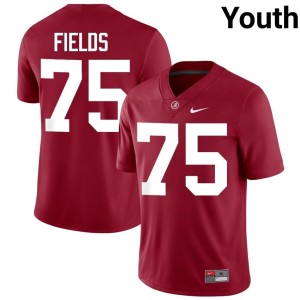 Crimson University College Football Youth Crimson Tide Ethan Fields #75 Jersey 598518-828
