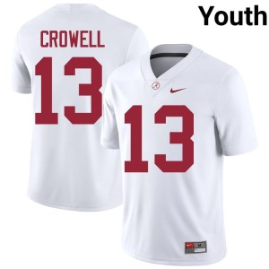 White College Football #13 Game UA Ezavier Crowell Youth Jersey 368874-968