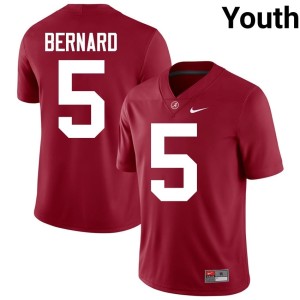 Crimson Youth College Football UA Crimson Tide #5 Germie Bernard Limited Jersey 427208-280