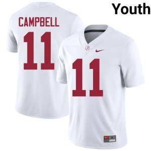 White College Football Game Jihaad Campbell #11 Bama Youth Jerseys 822335-289