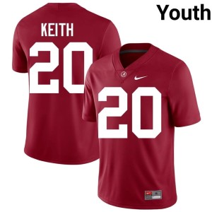 Crimson #20 Khalifa Keith Youth The Tide Player College Football Jerseys 948607-702