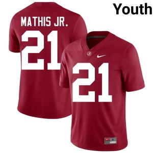 Crimson Maurice Mathis Jr. #21 Replica College Football Alabama Youth Jerseys 883580-210