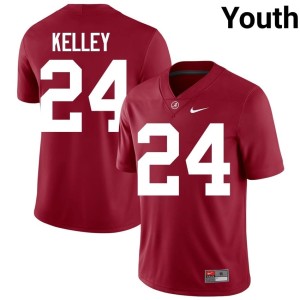 Crimson Youth Alumni College Football Alabama #24 Rihyael Kelley Jerseys 566043-925