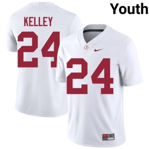 White Rihyael Kelley The Tide College Football Official Youth #24 Jersey 202906-193