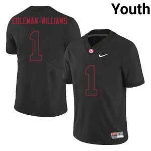 Black Ryan Coleman-Williams High School The Tide #1 Youth College Football Jersey 456344-896