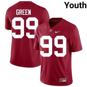 Crimson 2026-27 Terrance Green #99 Youth College Football UA Crimson Tide Jerseys 302912-643