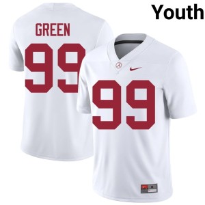 White Youth 2026-27 #99 College Football Go Bama Terrance Green Jersey 995917-366